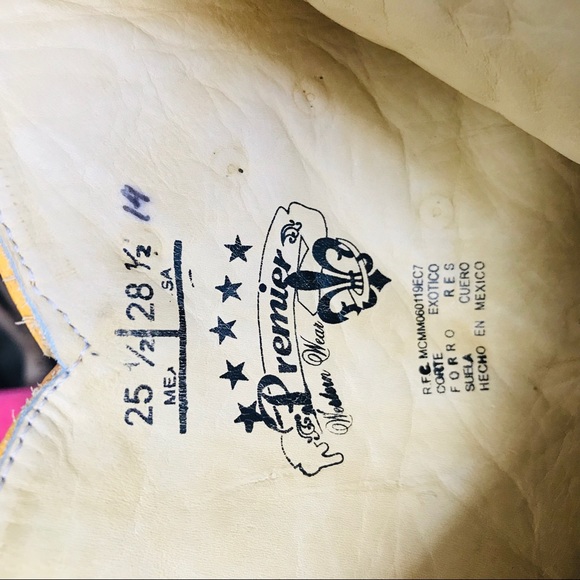 Premier Western Wear Boots 8 1/2 NWOT - Picture 7 of 7